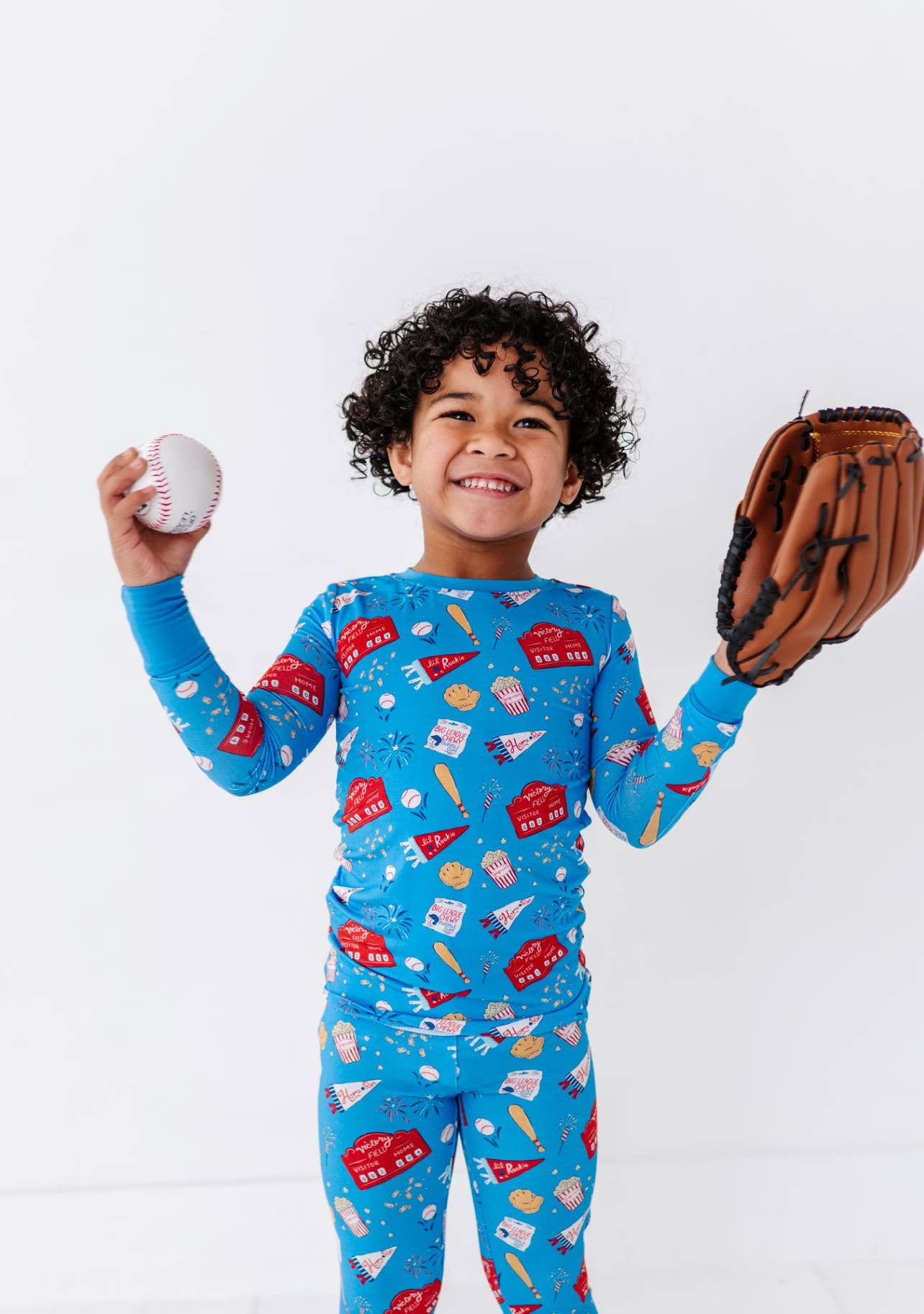 Scoreboard Baseball Two Piece Pajama Set