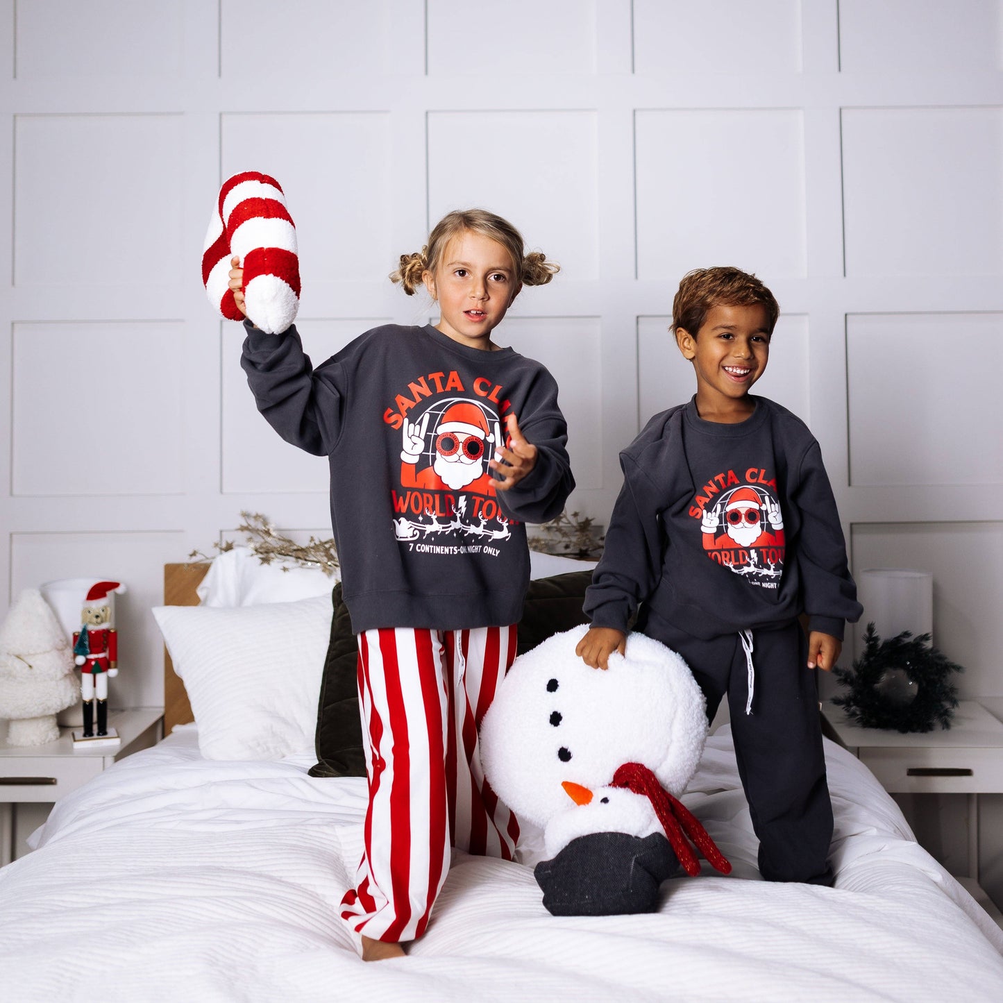 Santa World Tour Child Crewneck