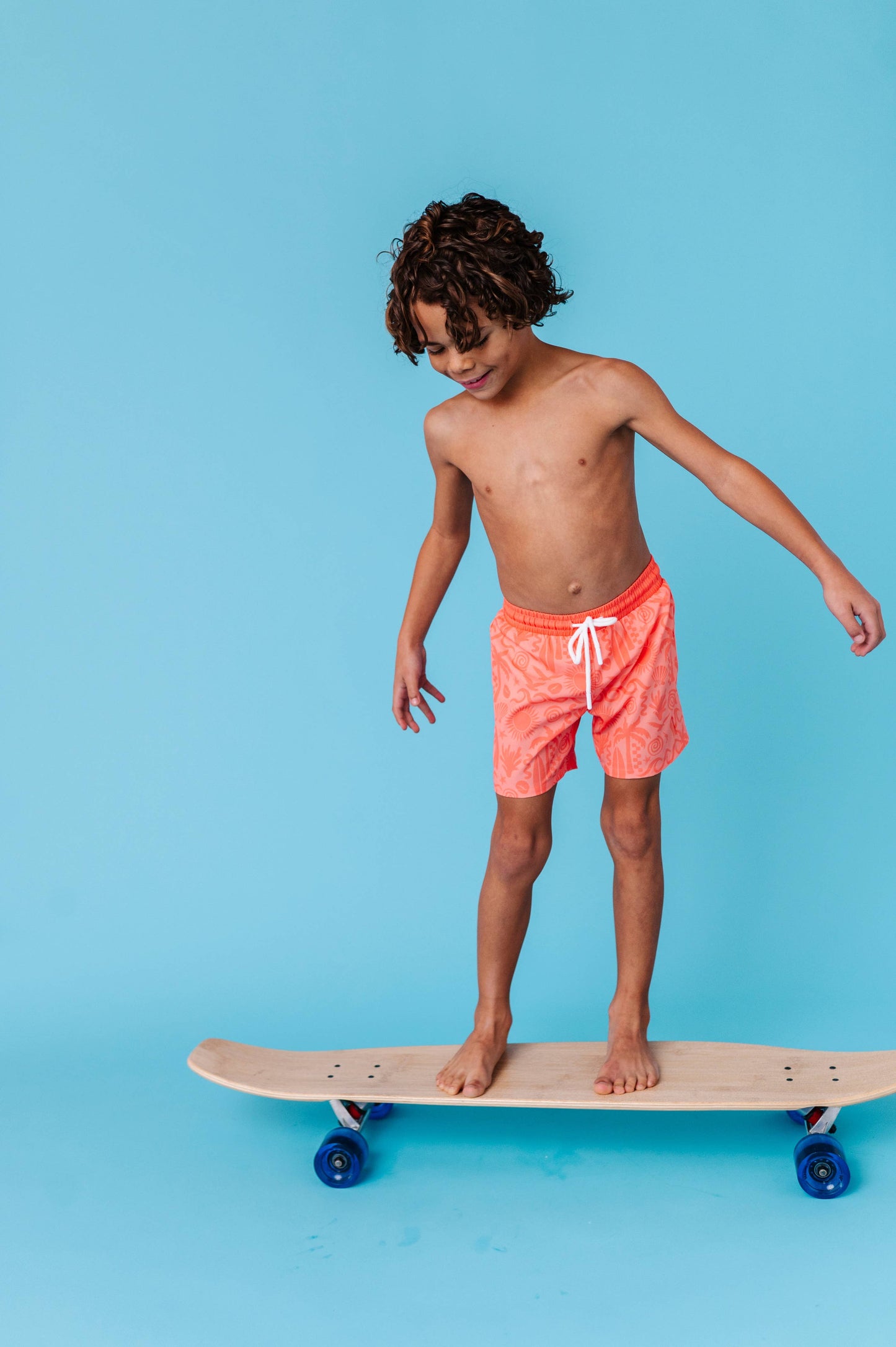 Coral Coastal Swim Trunks