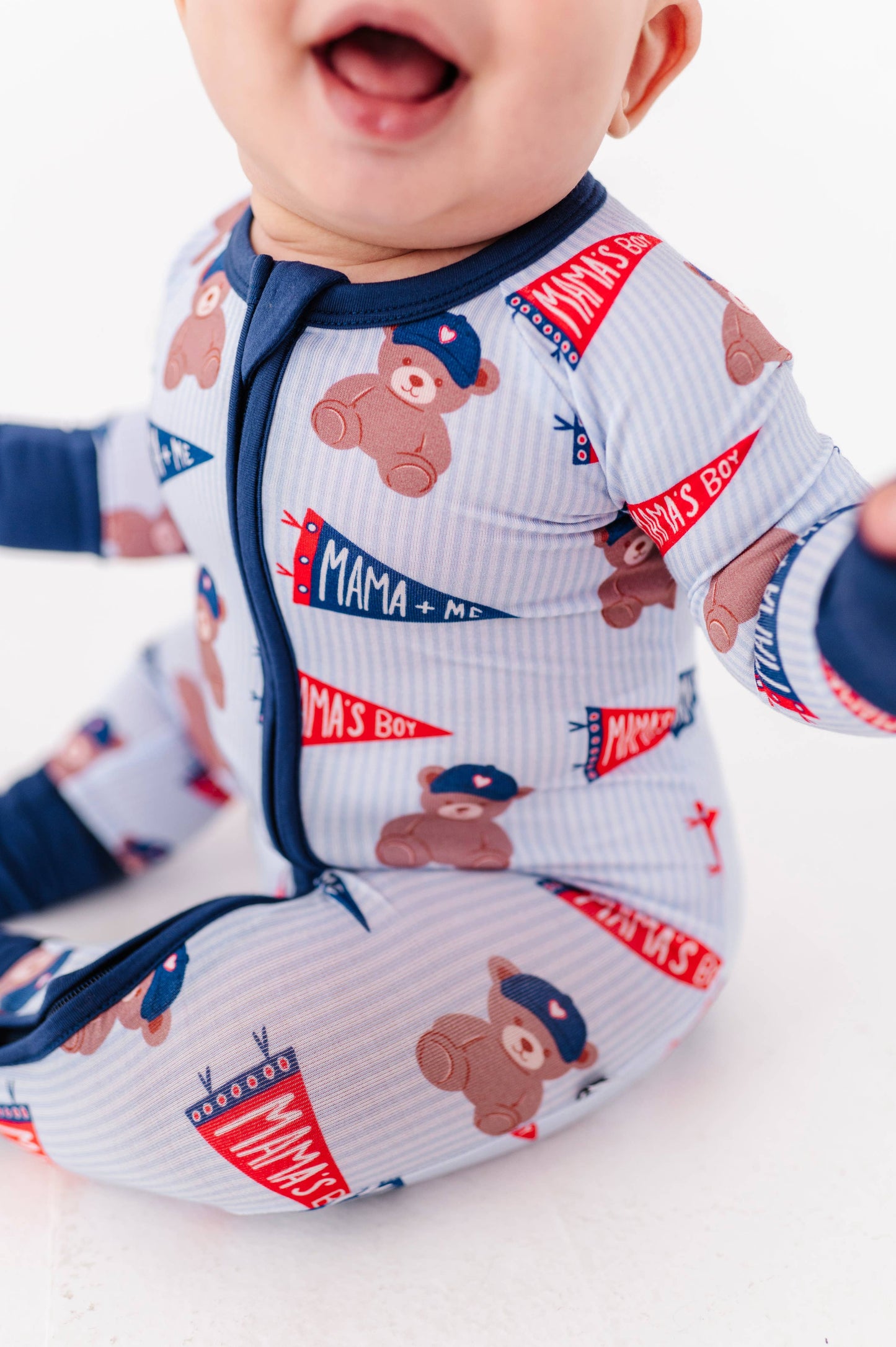 Team Mama Zippered Pajama