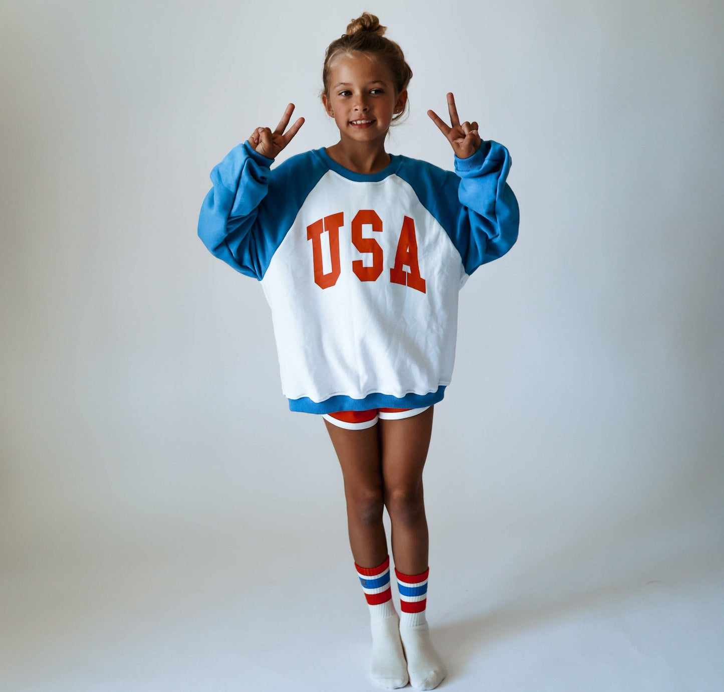 Oversized USA Pullover