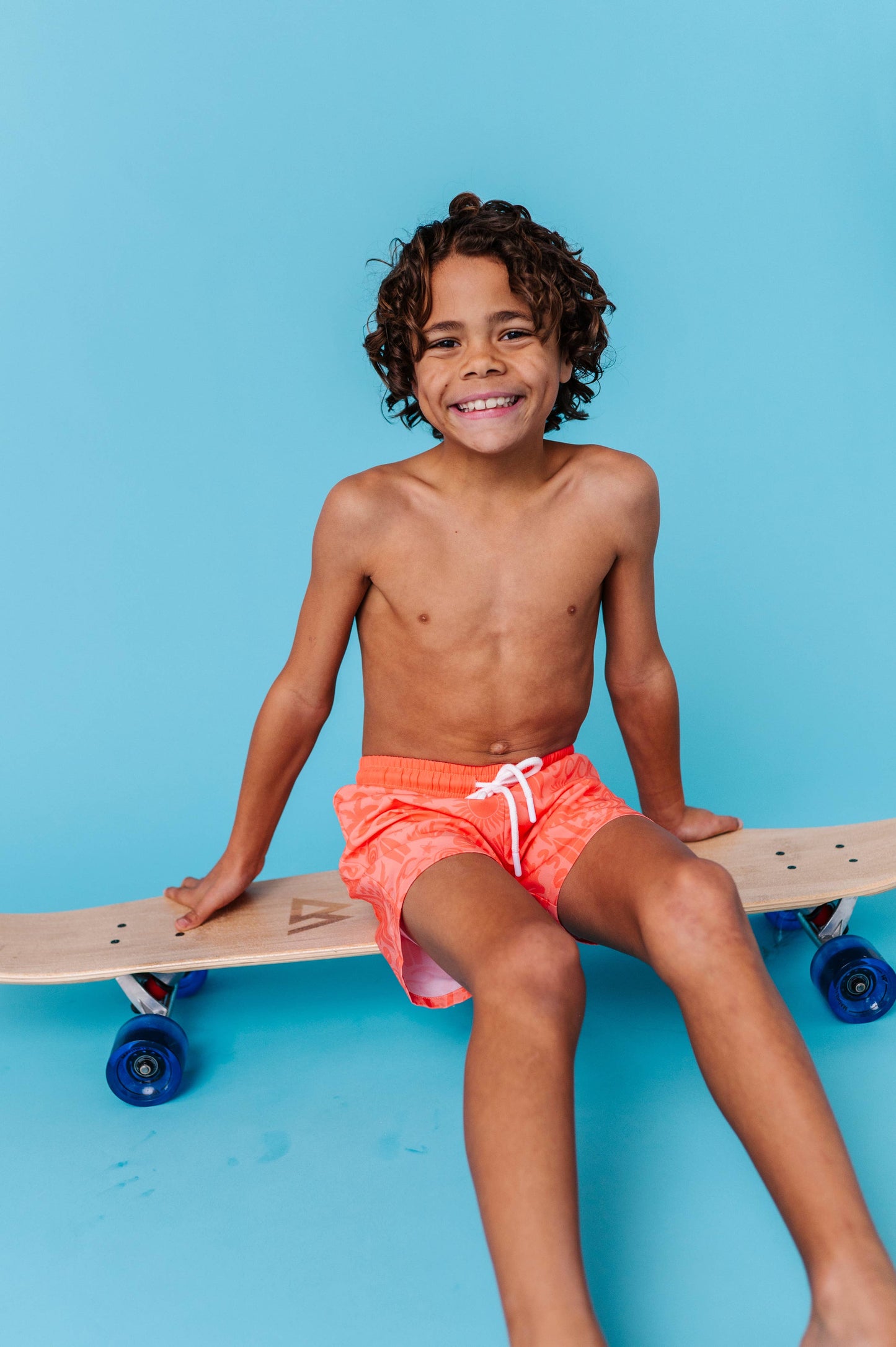 Coral Coastal Swim Trunks