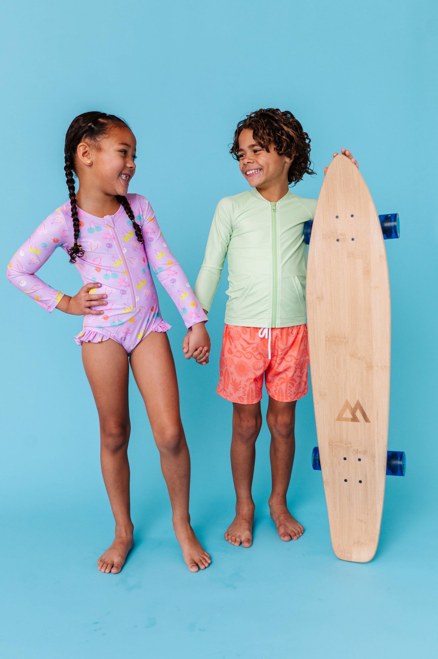 Coral Coastal Swim Trunks