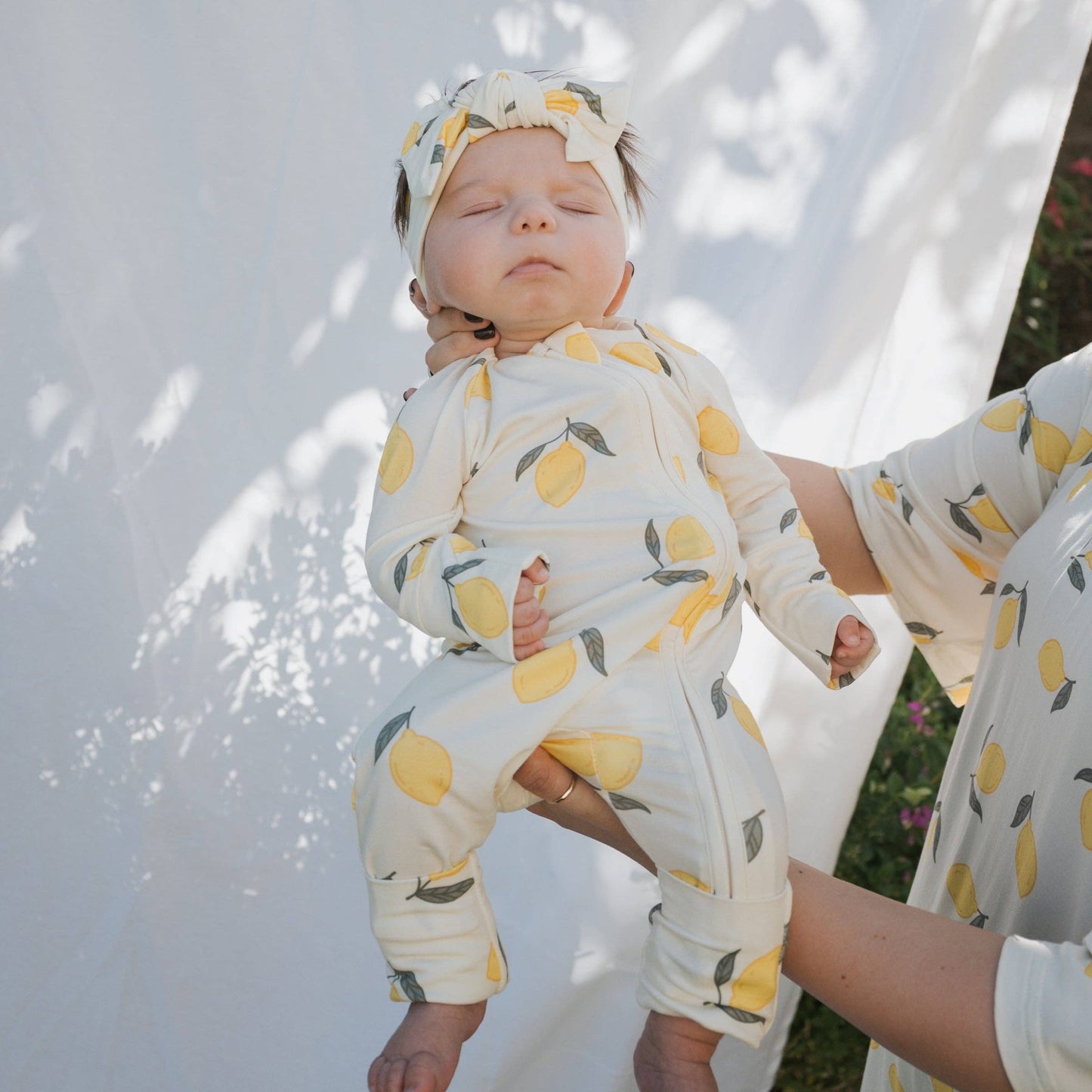 Sweet Lemon Zippered Pajamas