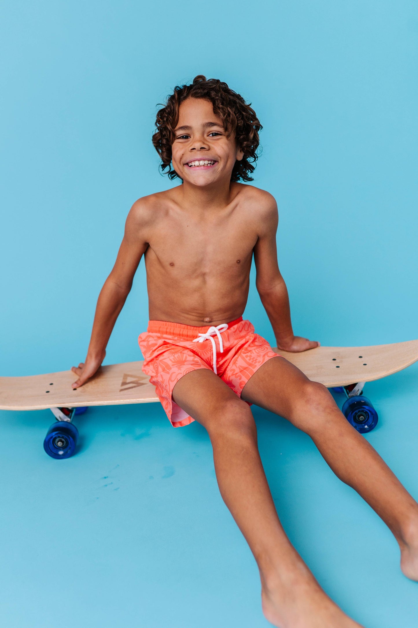 Coral Coastal Swim Trunks