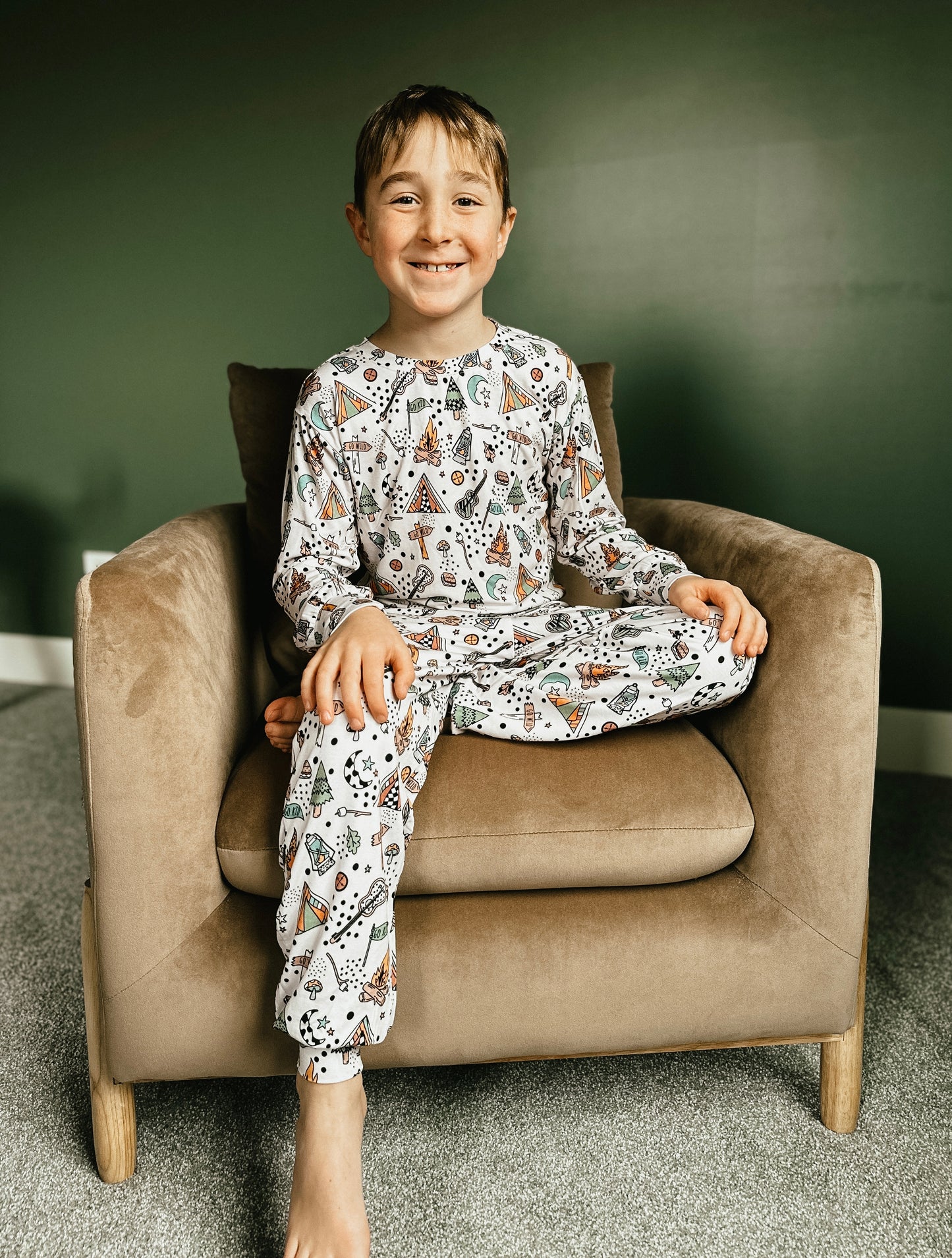 Wild Kid Two Piece Pajama Set