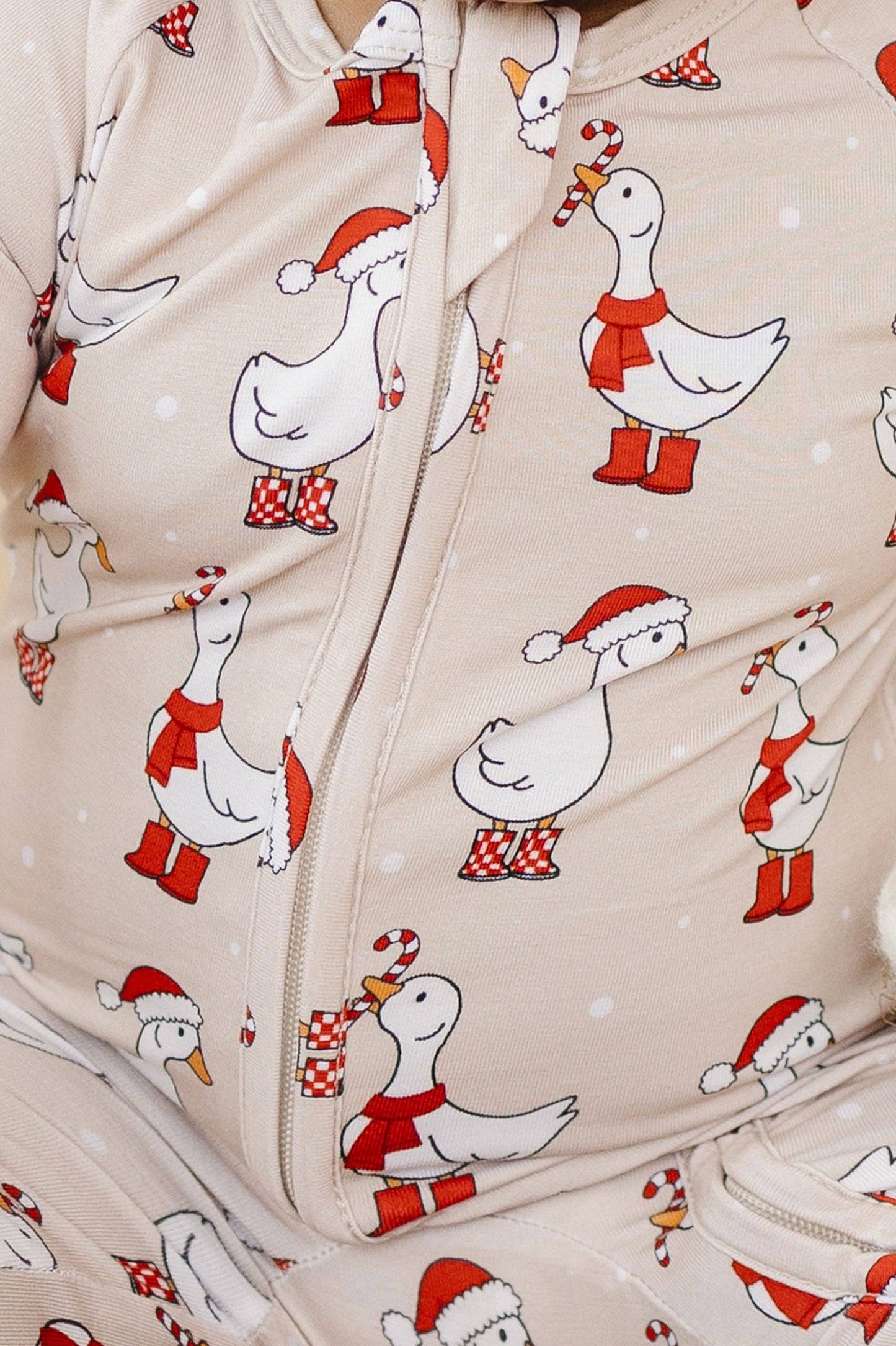 Merry Goose Zippered Pajama