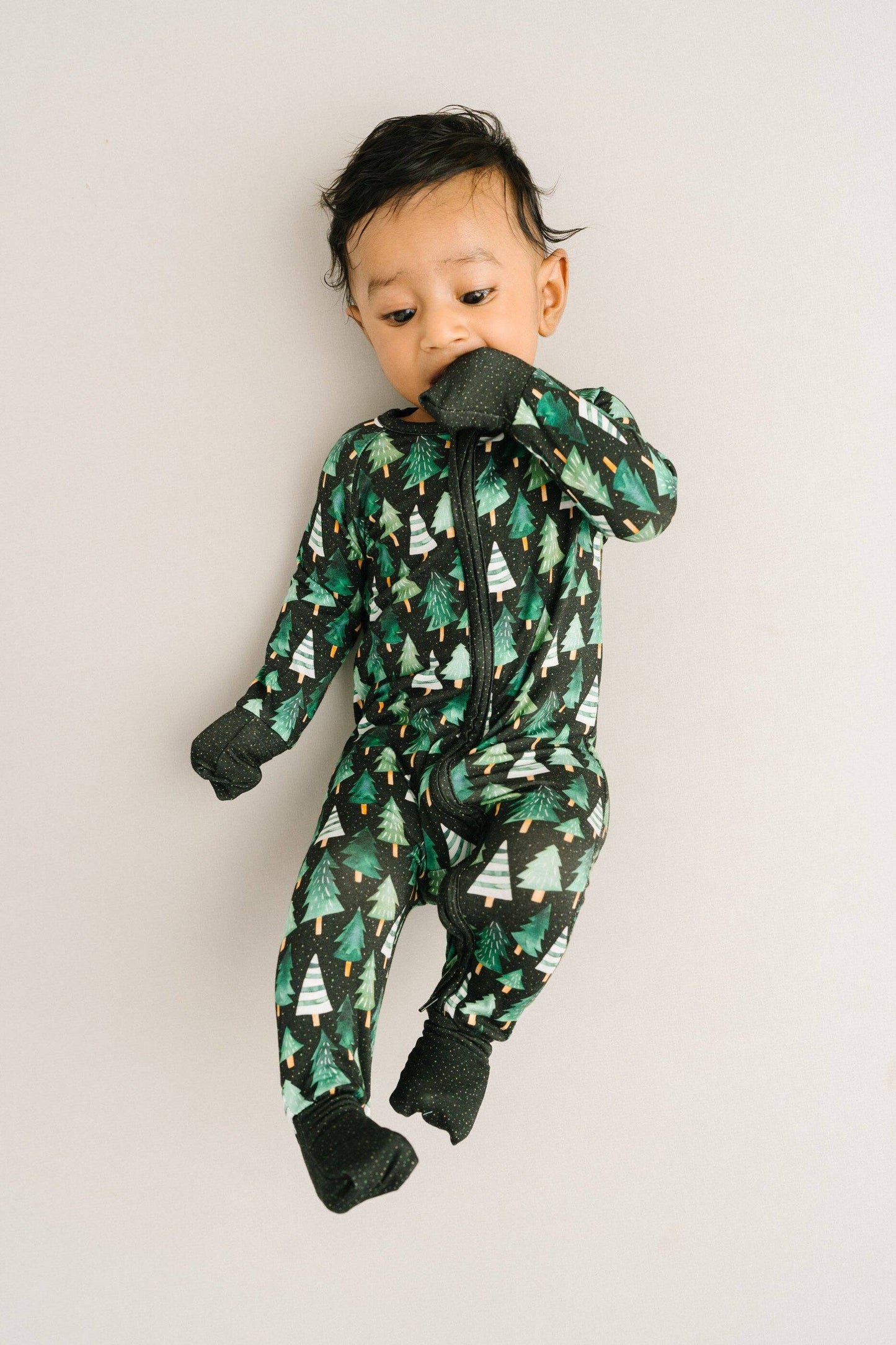 Evergreen Zippered Pajama