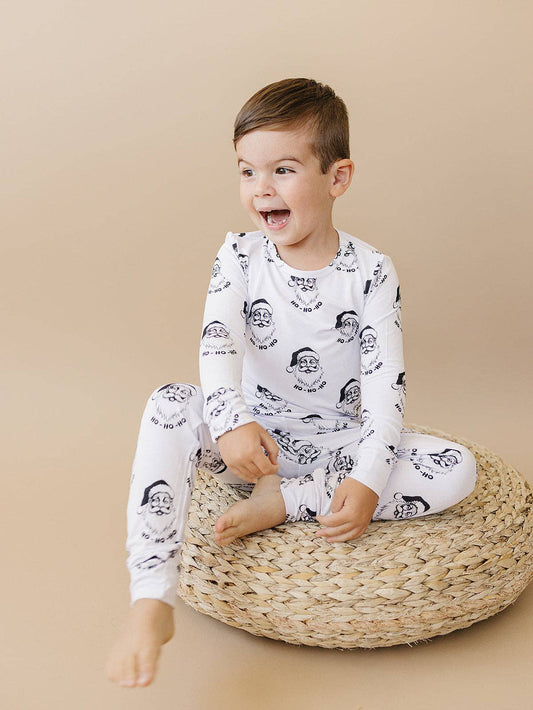 Cool Santa Two Piece Pajama Set