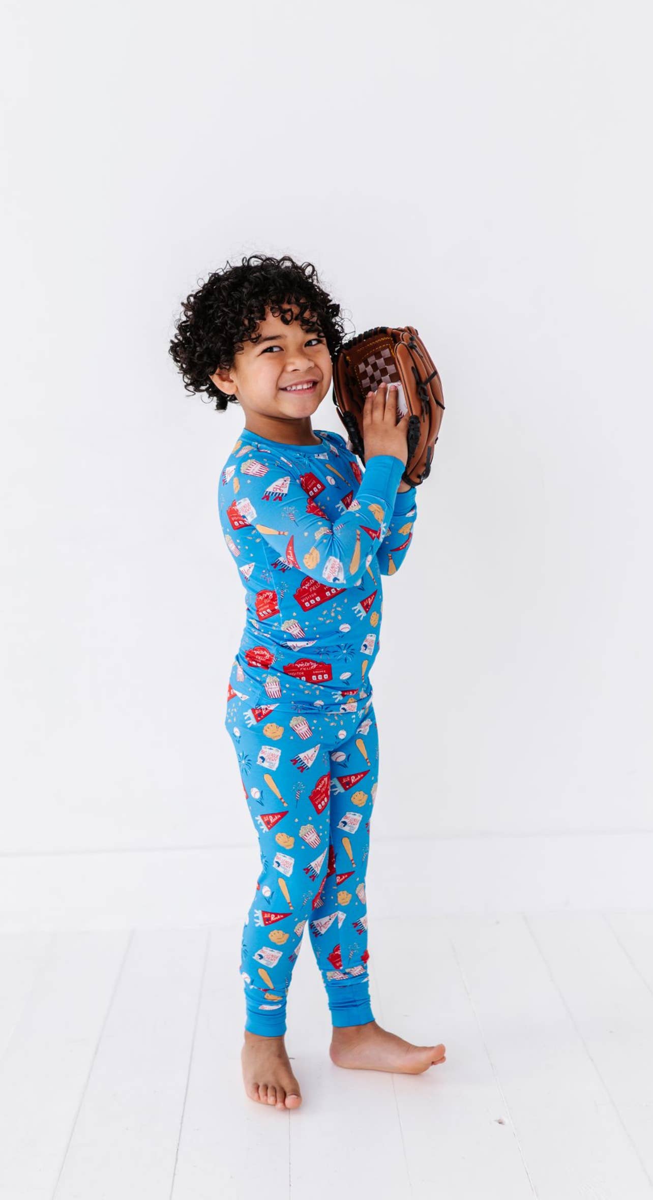 Scoreboard Baseball Two Piece Pajama Set