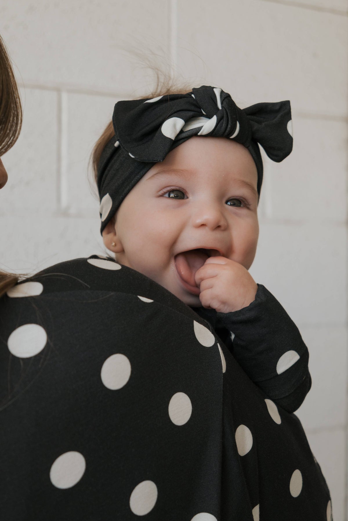 Polka Dot Zippered Pajama