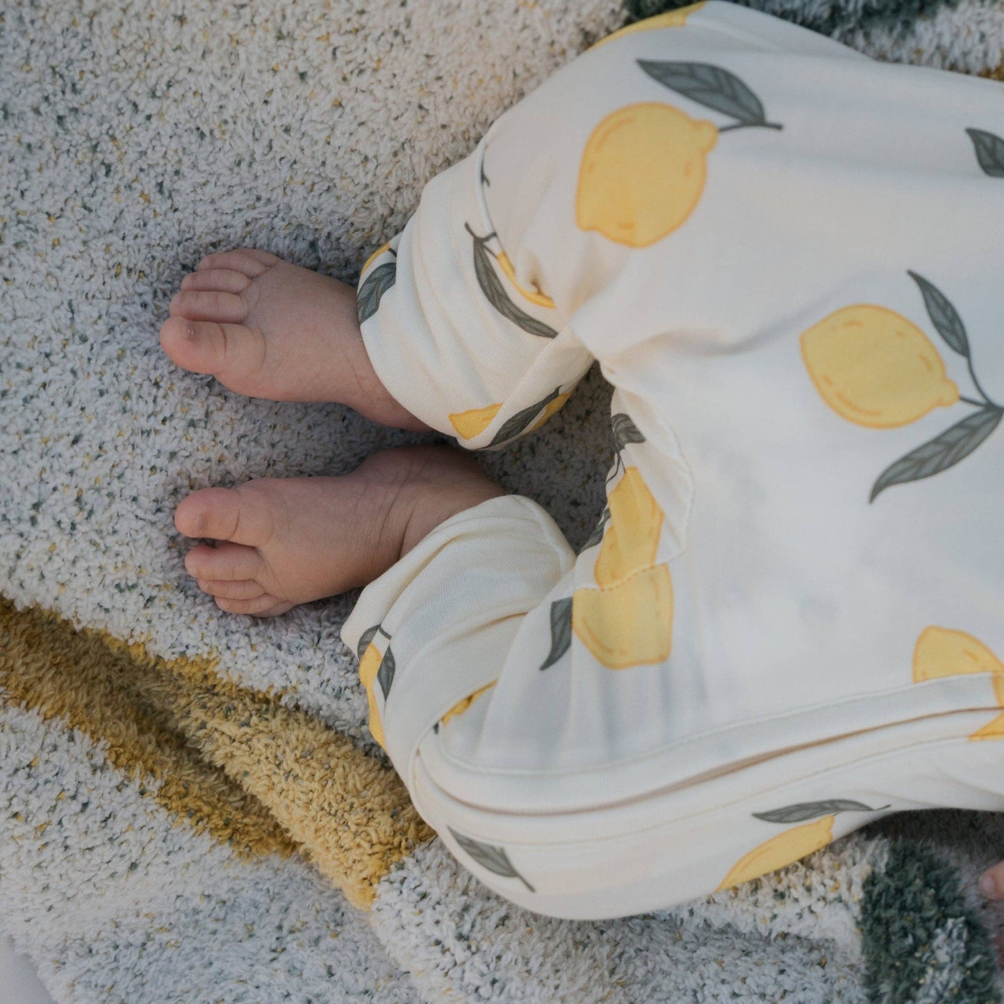 Sweet Lemon Zippered Pajamas