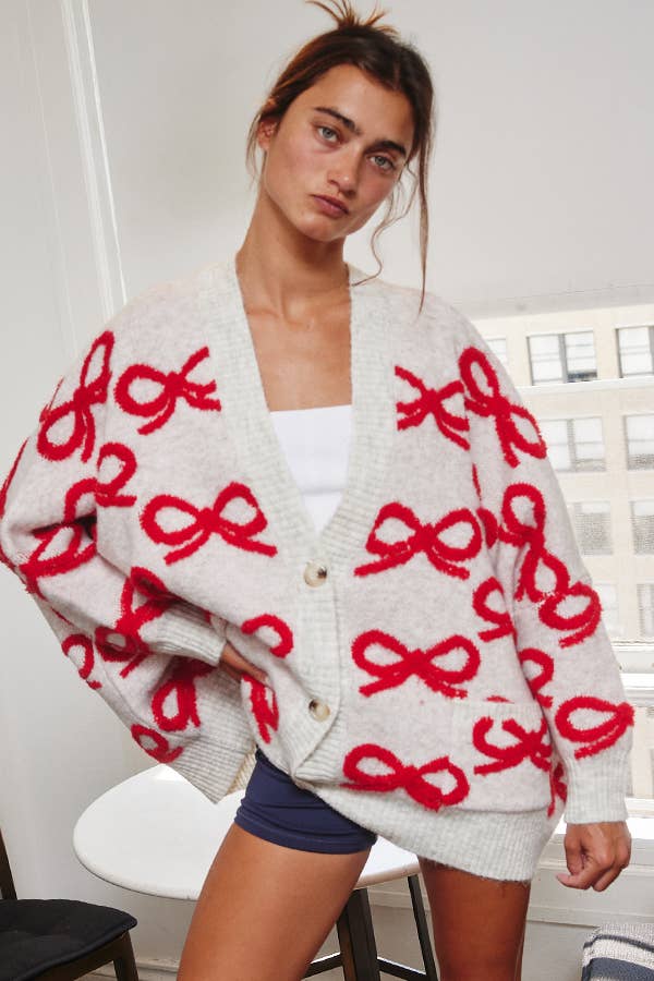 Sweet Bow Women's Cardigan