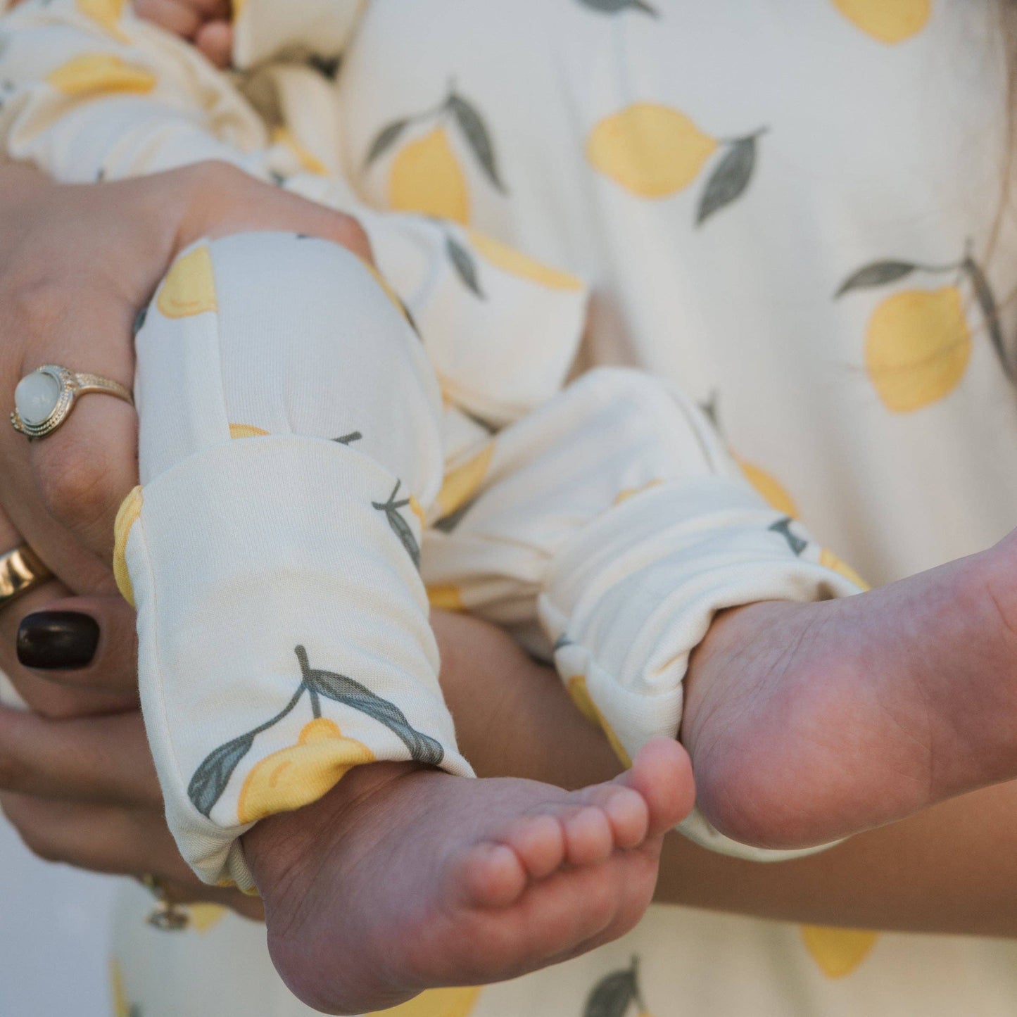Sweet Lemon Zippered Pajamas