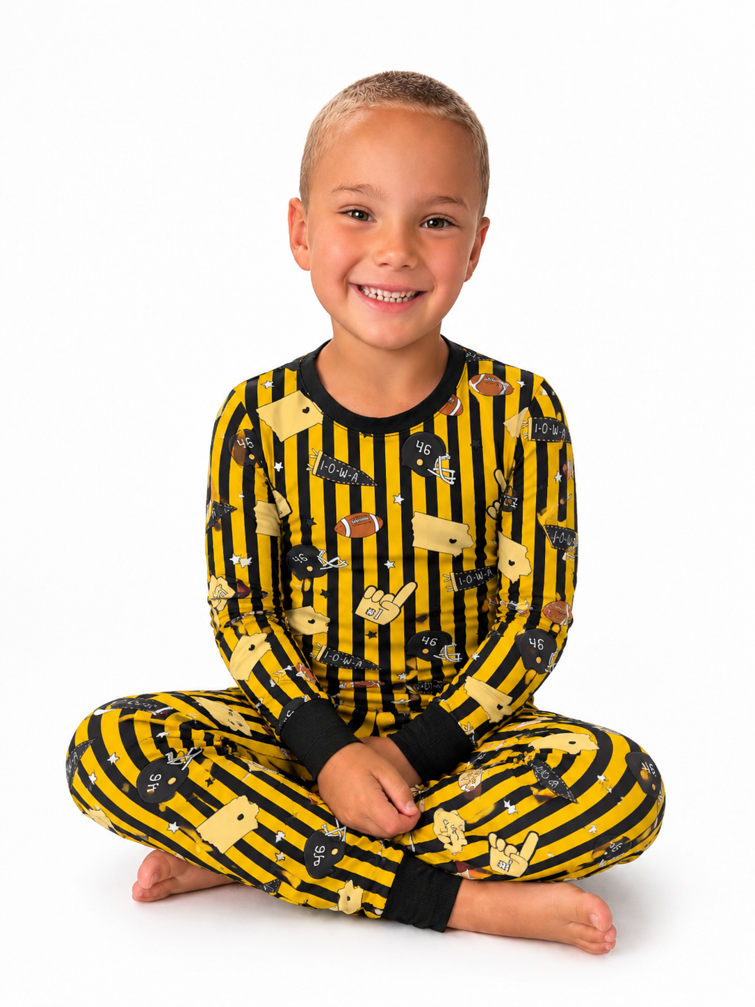Iowa Game Day Two Piece Pajama Set