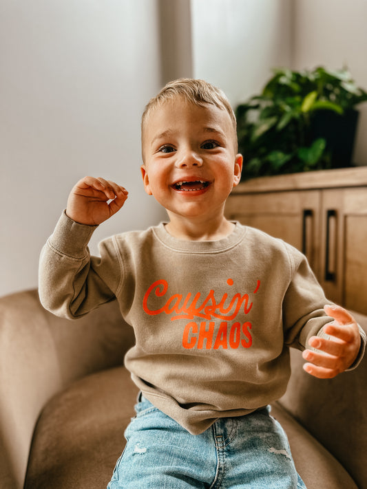 Causin Chaos Toddler Crewneck