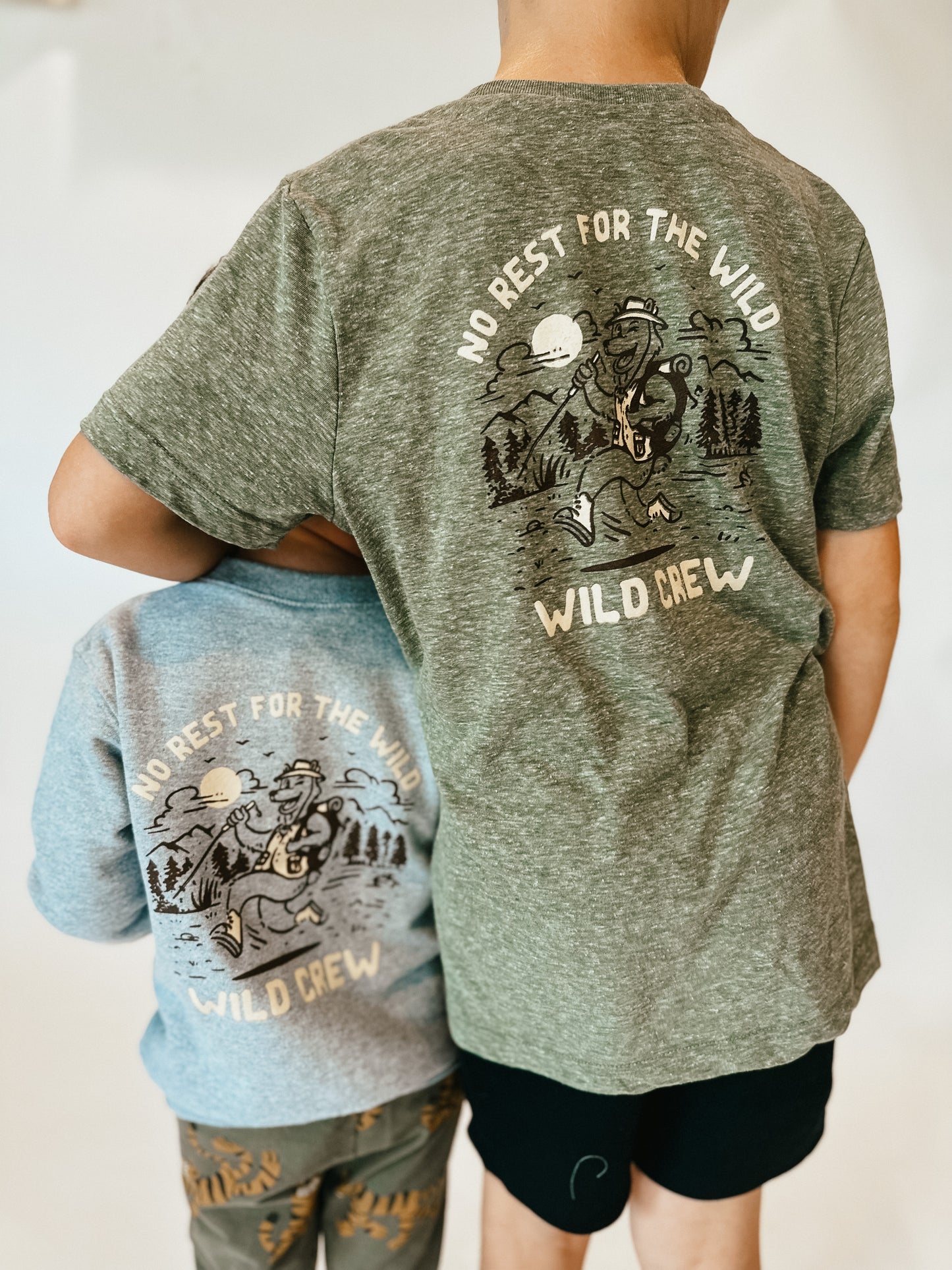 No Rest for The Wild Tee (Heather Olive)