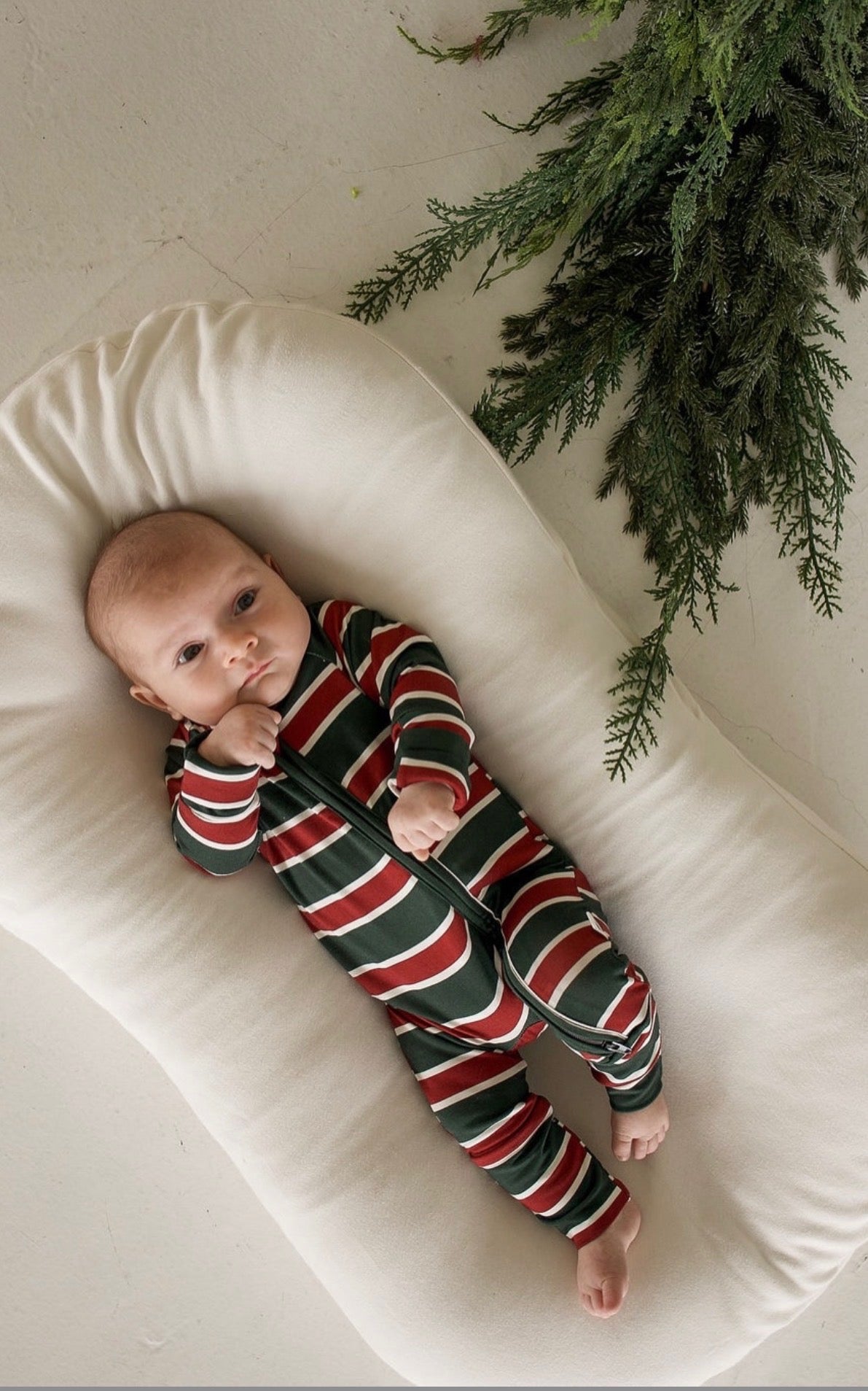 *Pre Order* Holiday Stripe Zippered Pajama