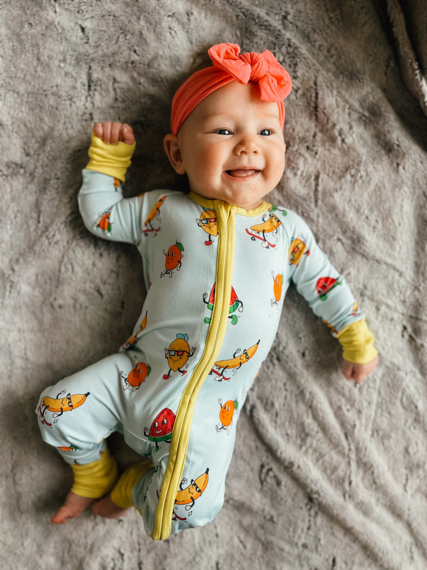 Tooty Fruity Zippered Pajama