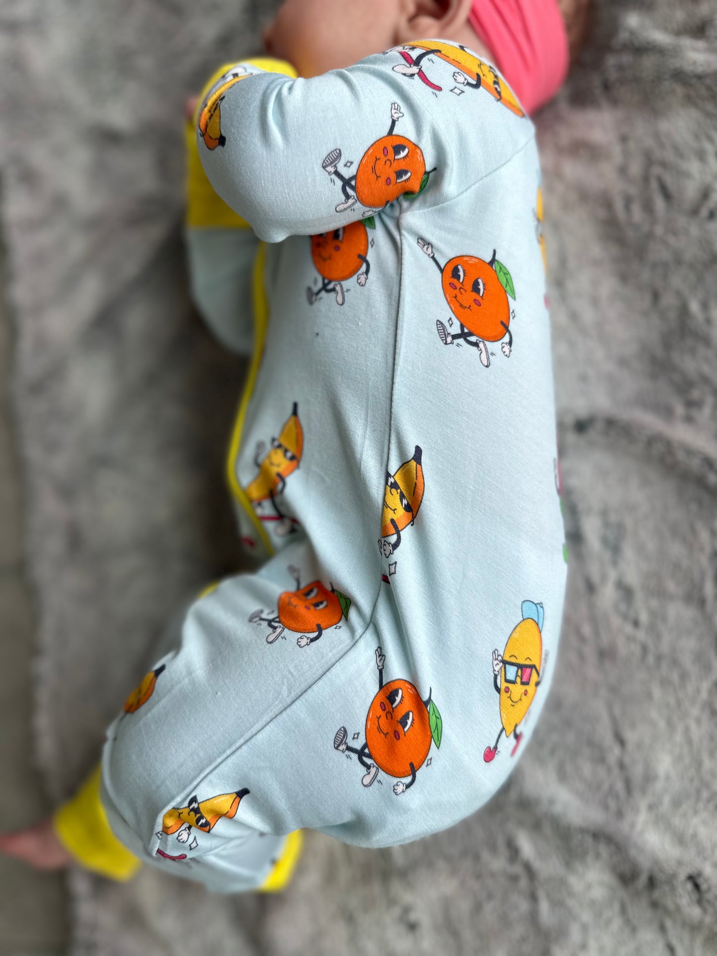 Tooty Fruity Zippered Pajama