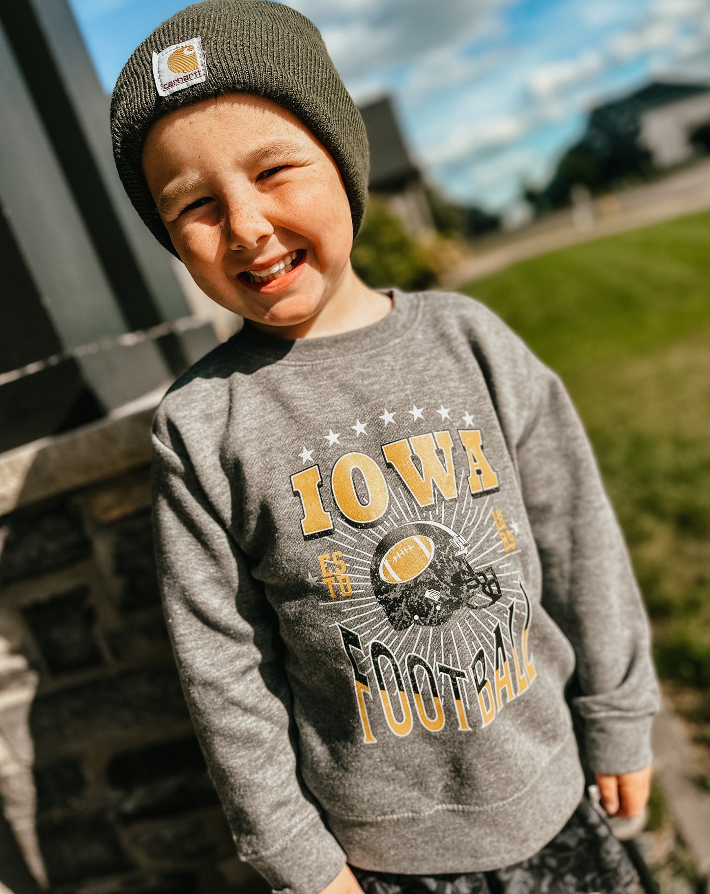 IOWA Football Toddler Crewneck