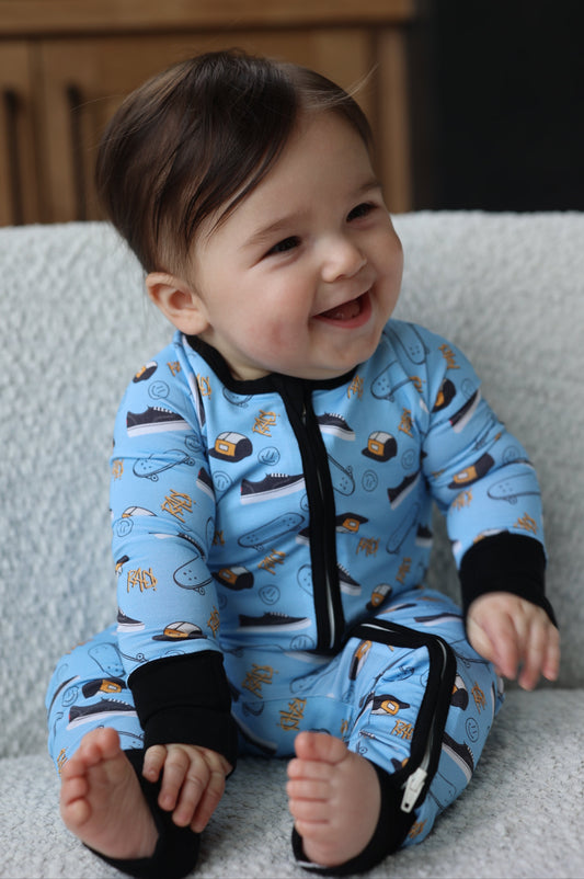 Street Vibes Zippered Pajama