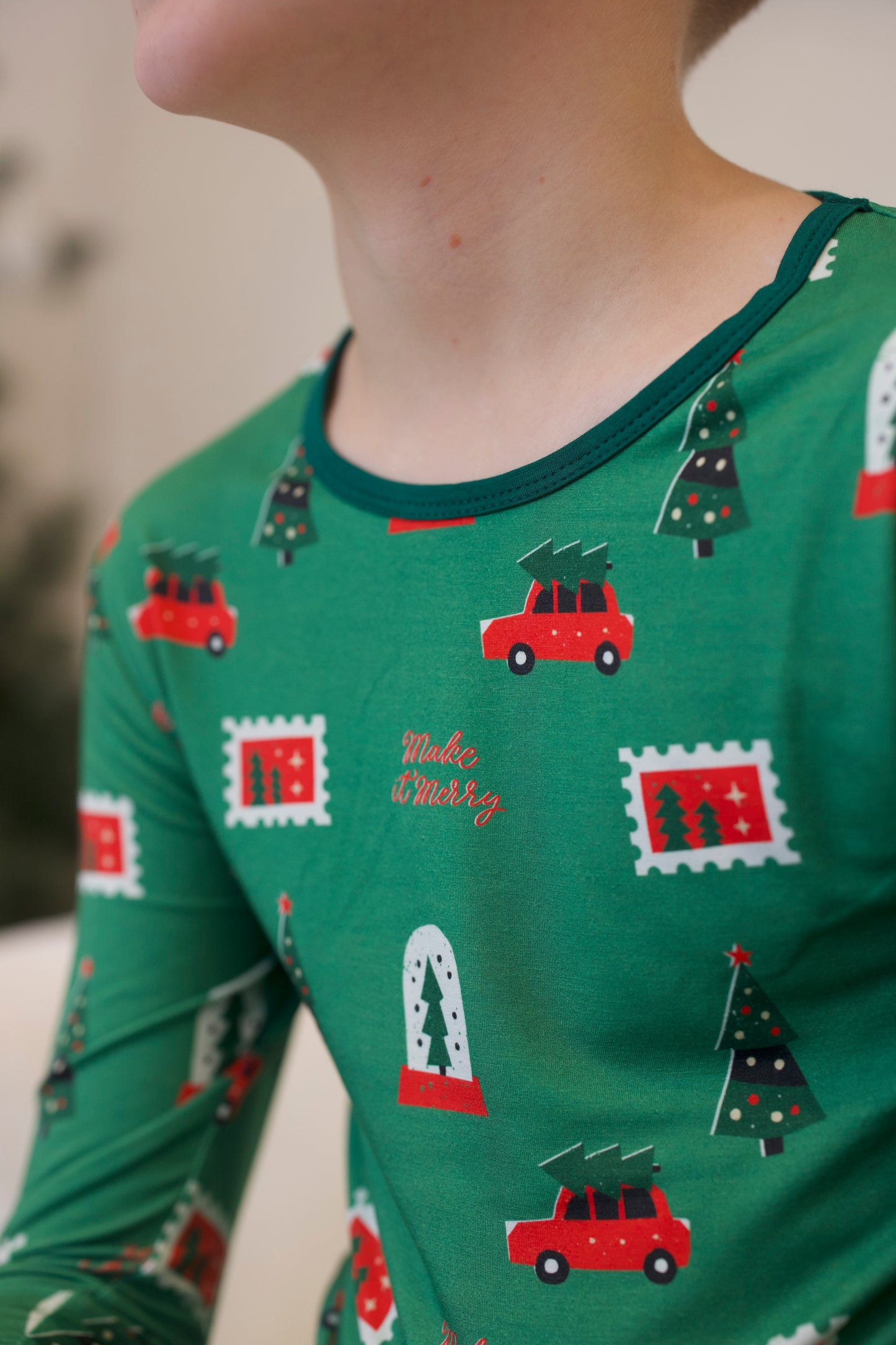 Merry Mail Two Piece Pajama Set