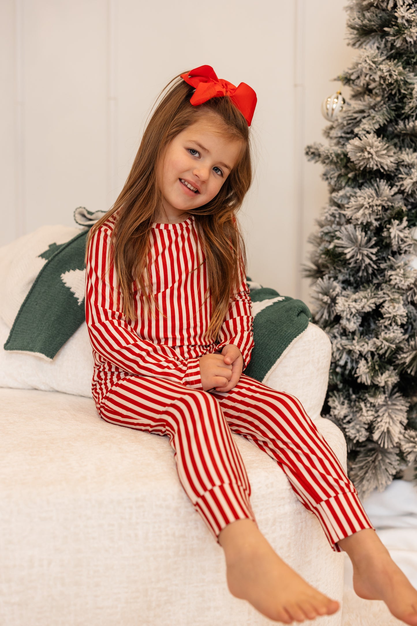 Holiday Red Stripe Two Piece Set