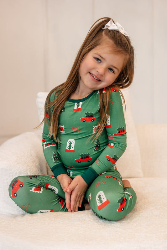 Merry Mail Two Piece Pajama Set