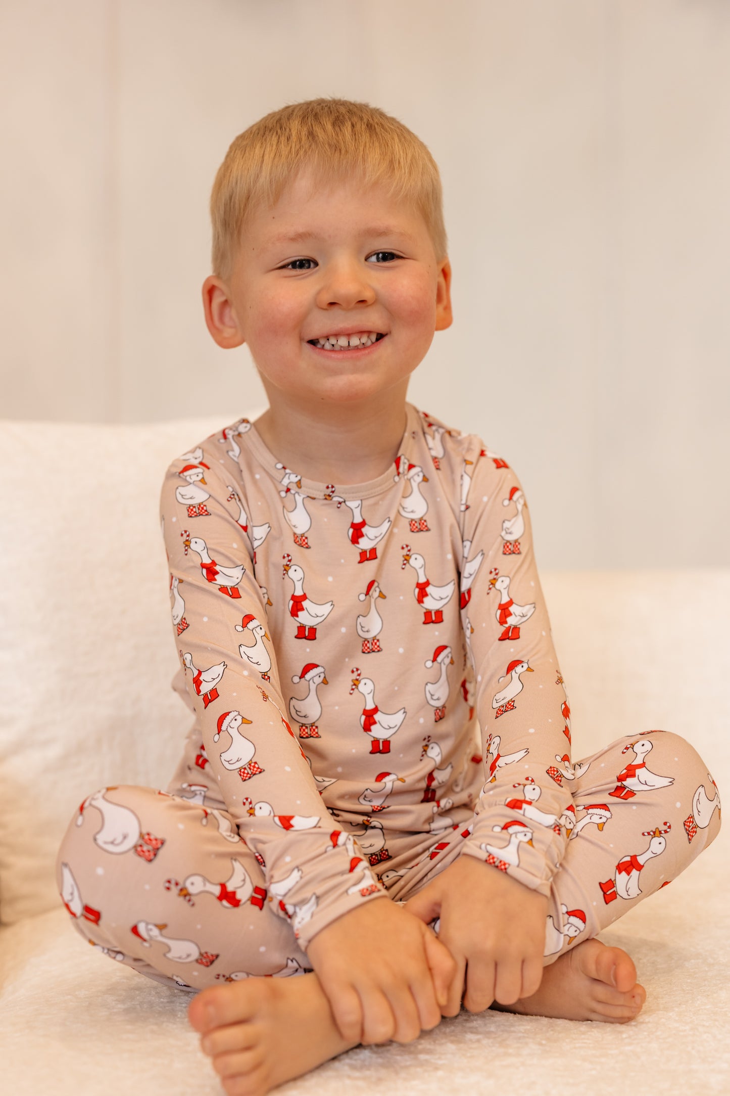 Merry Goose Two Piece Pajama Set