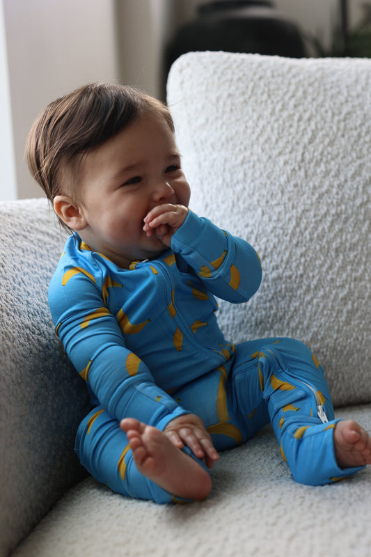 Banana Bunch Zippered Pajama