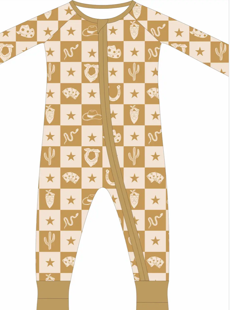 Last Rodeo Pyjamas Desert Rodeo Zippered Pajama – Wild Crew Clothing