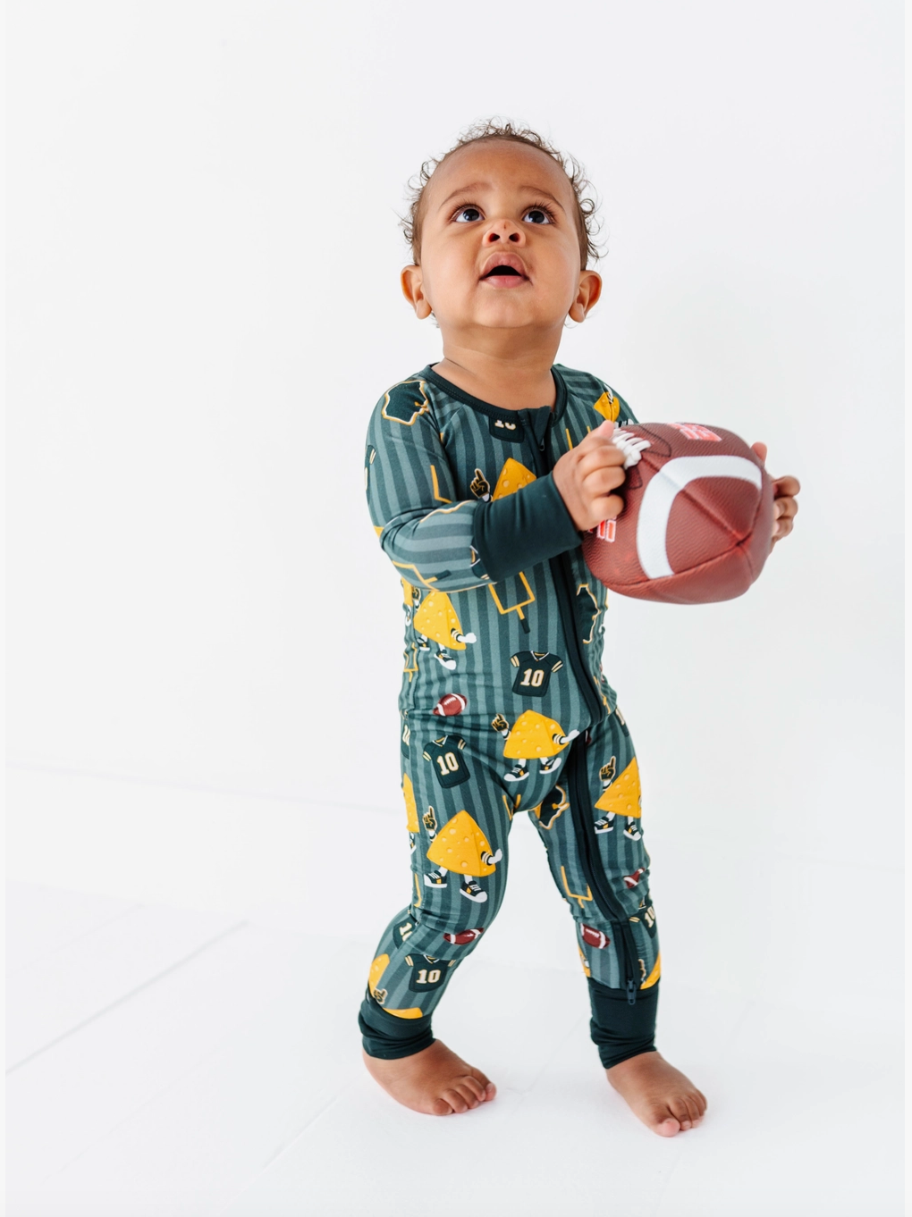 Wisconsin Football Zippered Pajama