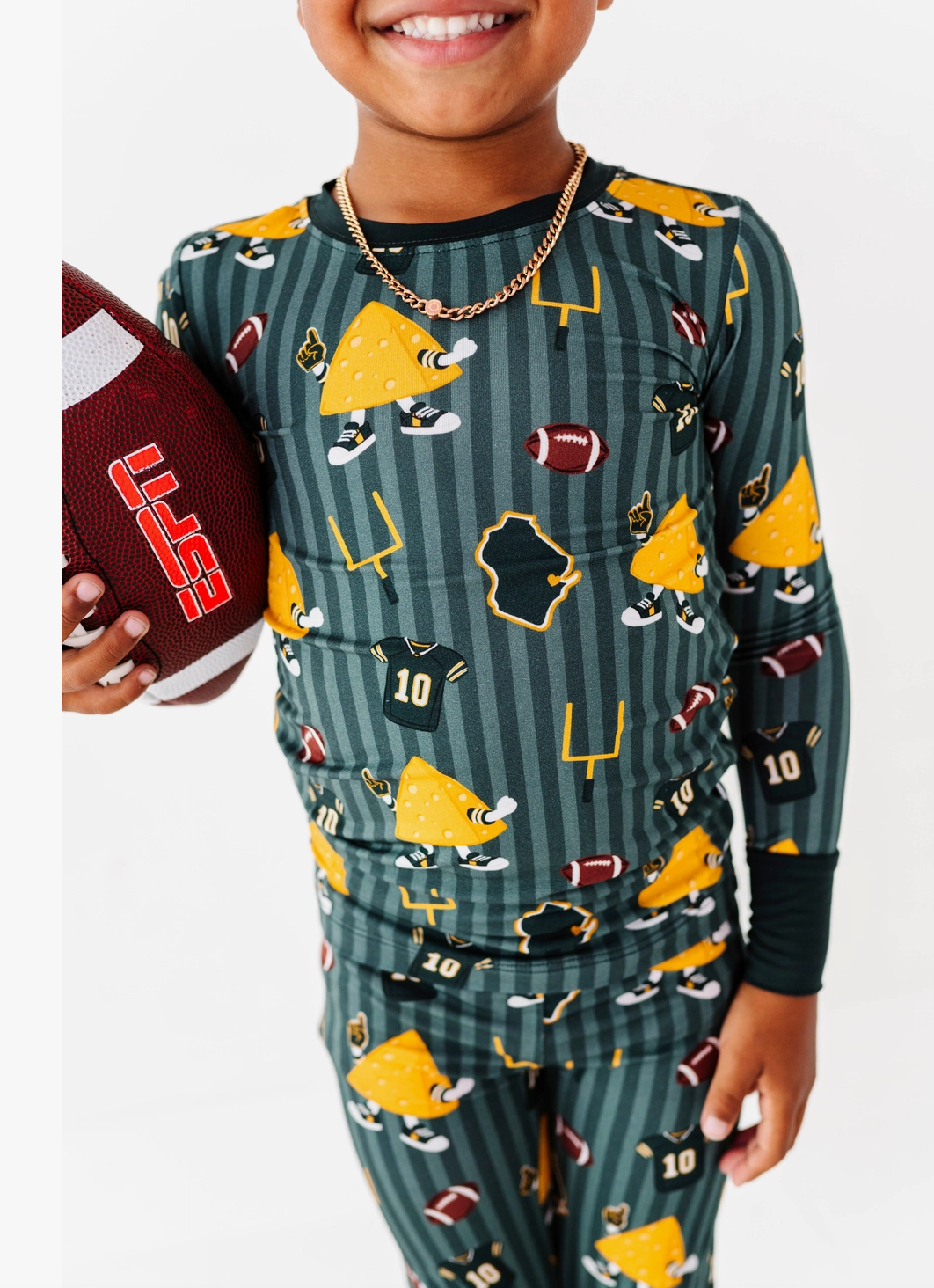 Wisconsin Football Two Piece Pajama Set