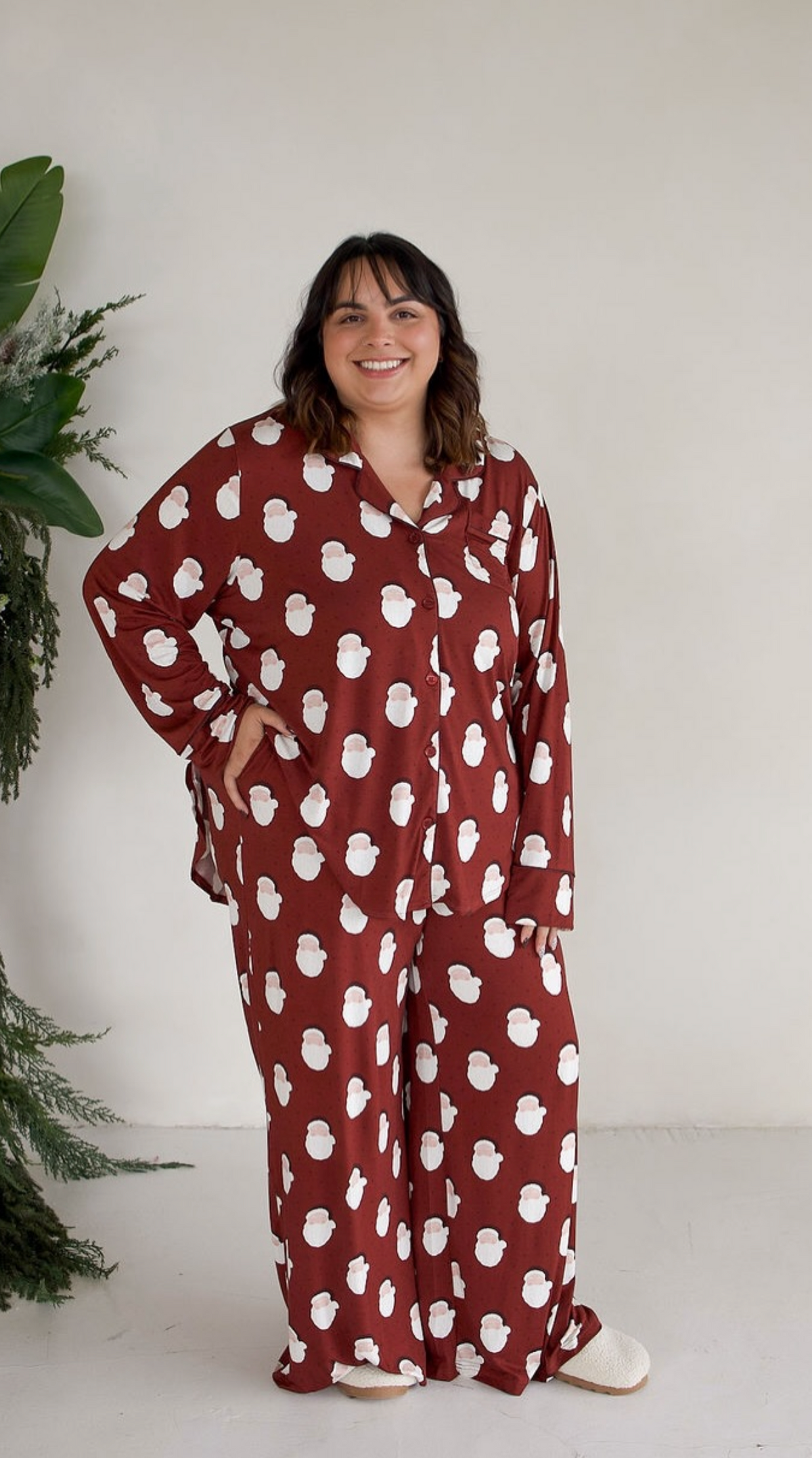 *Pre Order* Modern Santa Women's Button Set