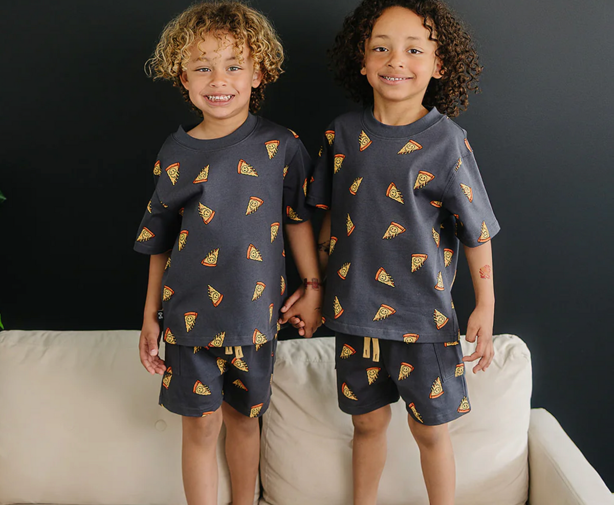 Pizza Time Shorts Set