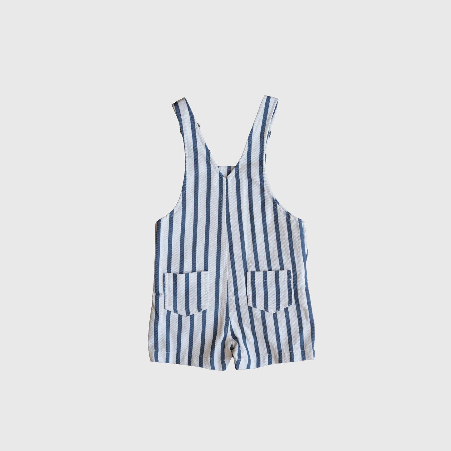 Denim Stripe Overalls