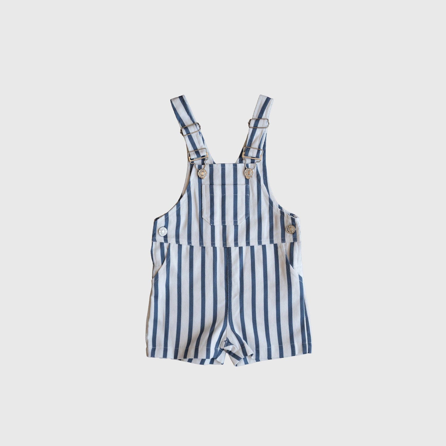 Denim Stripe Overalls