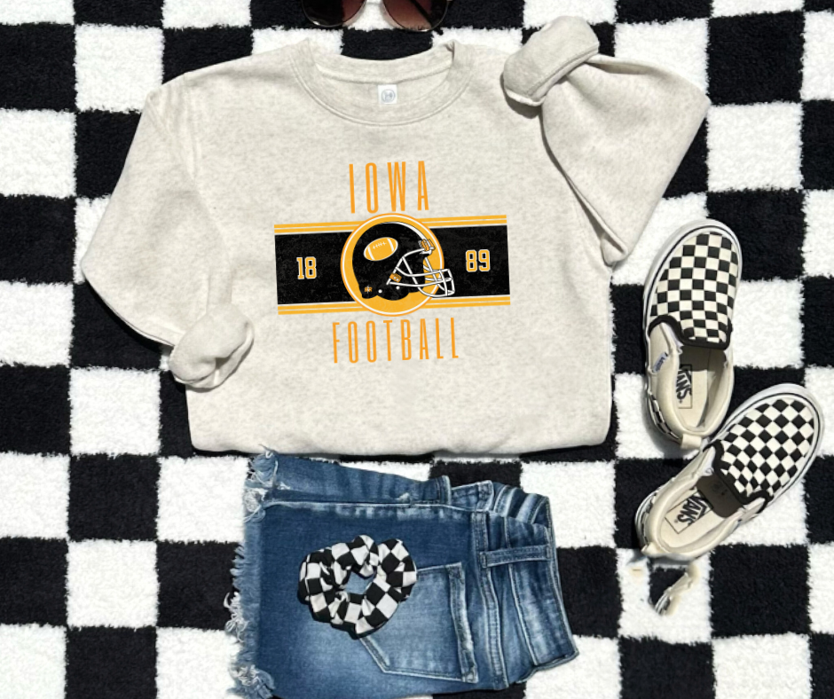 Adult Vintage Iowa Crewneck