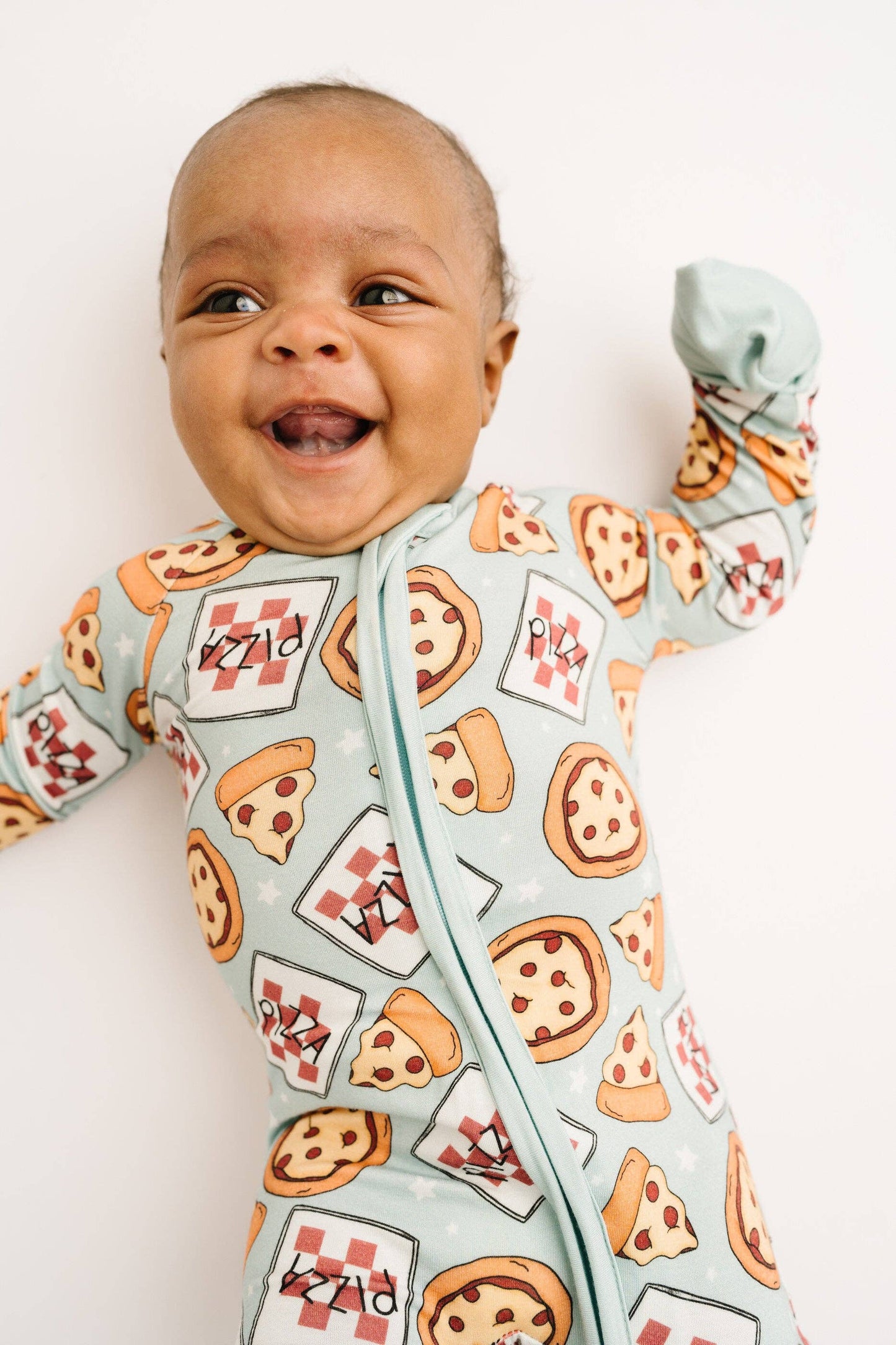 Pizza for Dinner Zippered Pajama