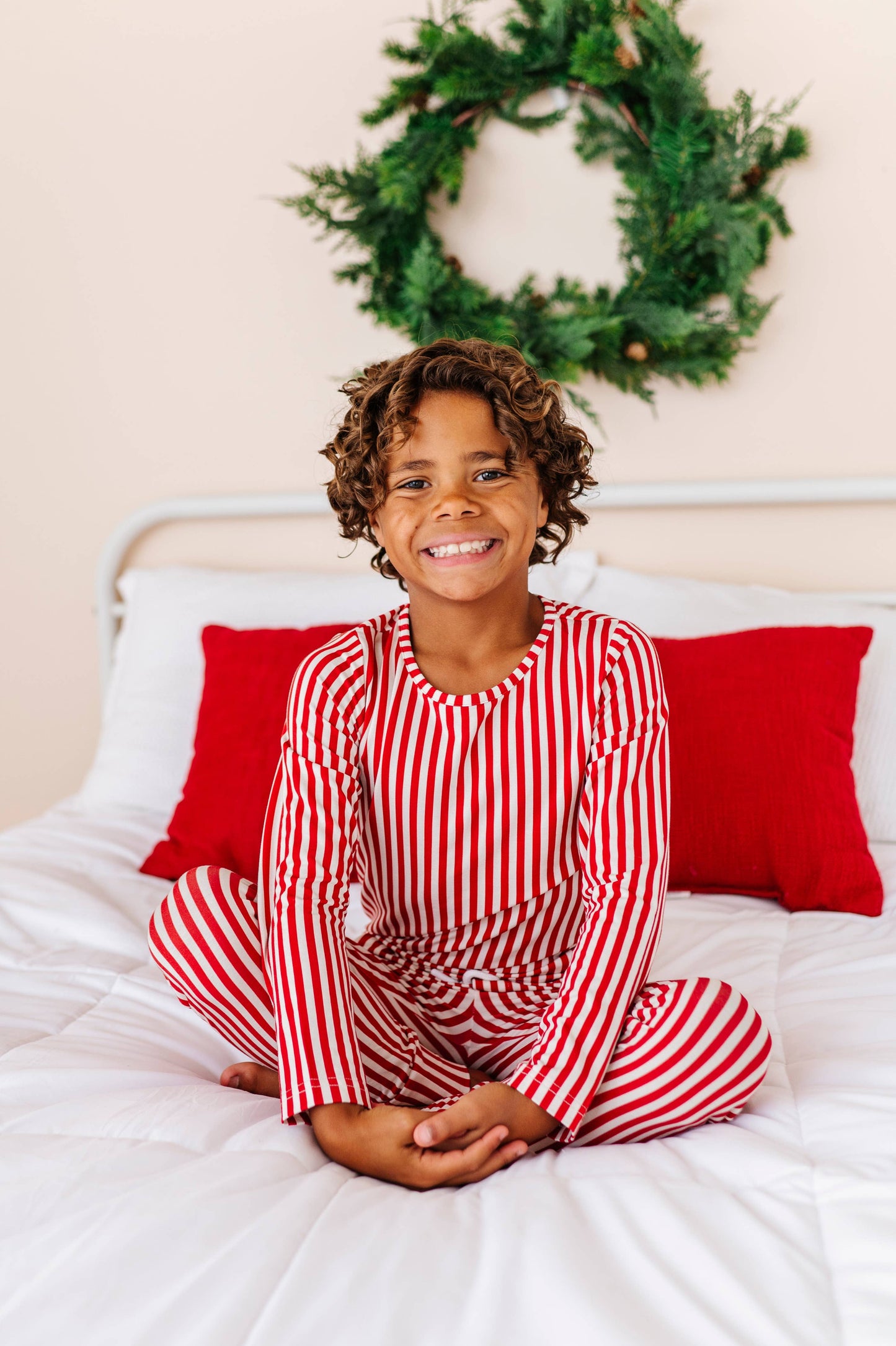 Holiday Red Stripe Two Piece Set