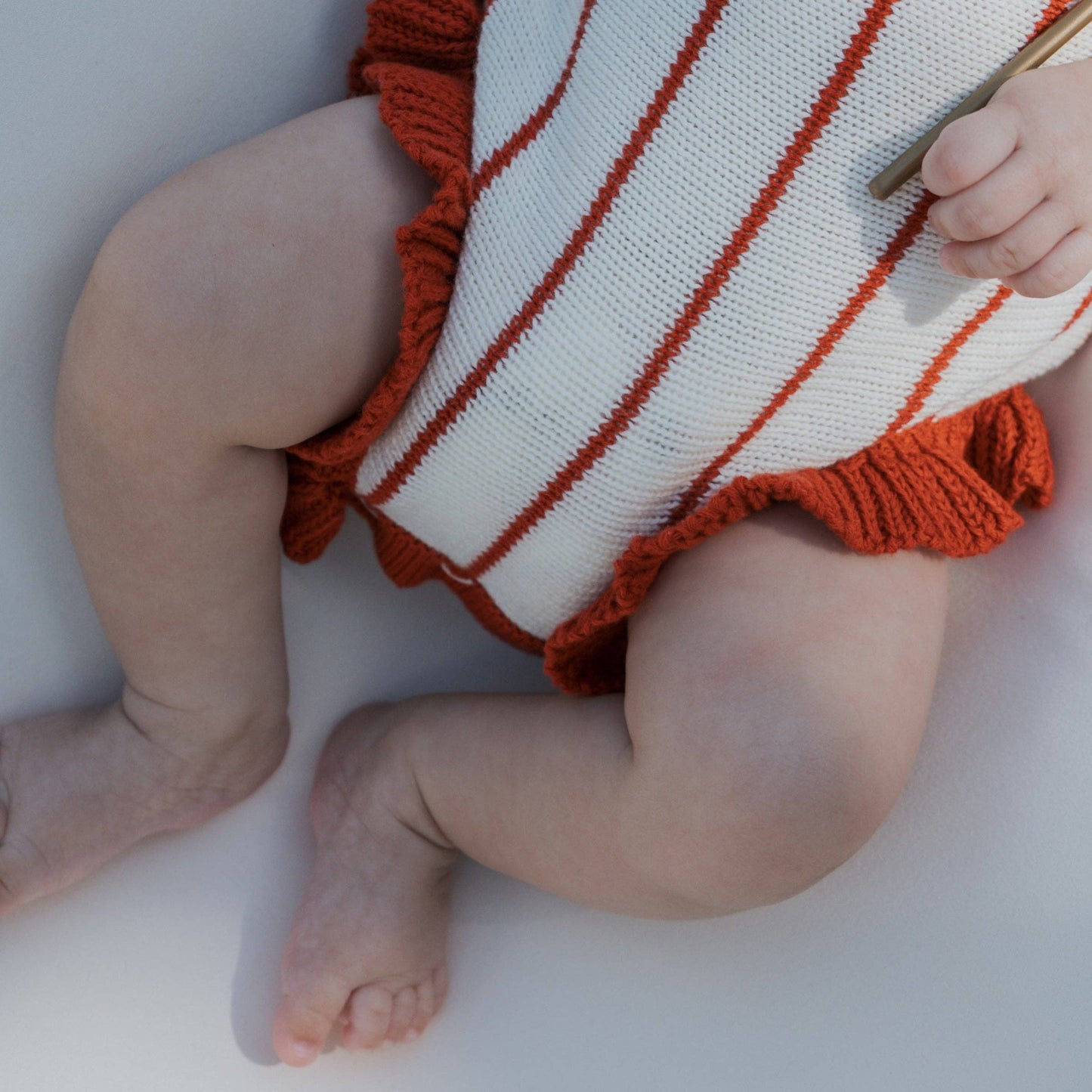 Knit Ruffle Romper