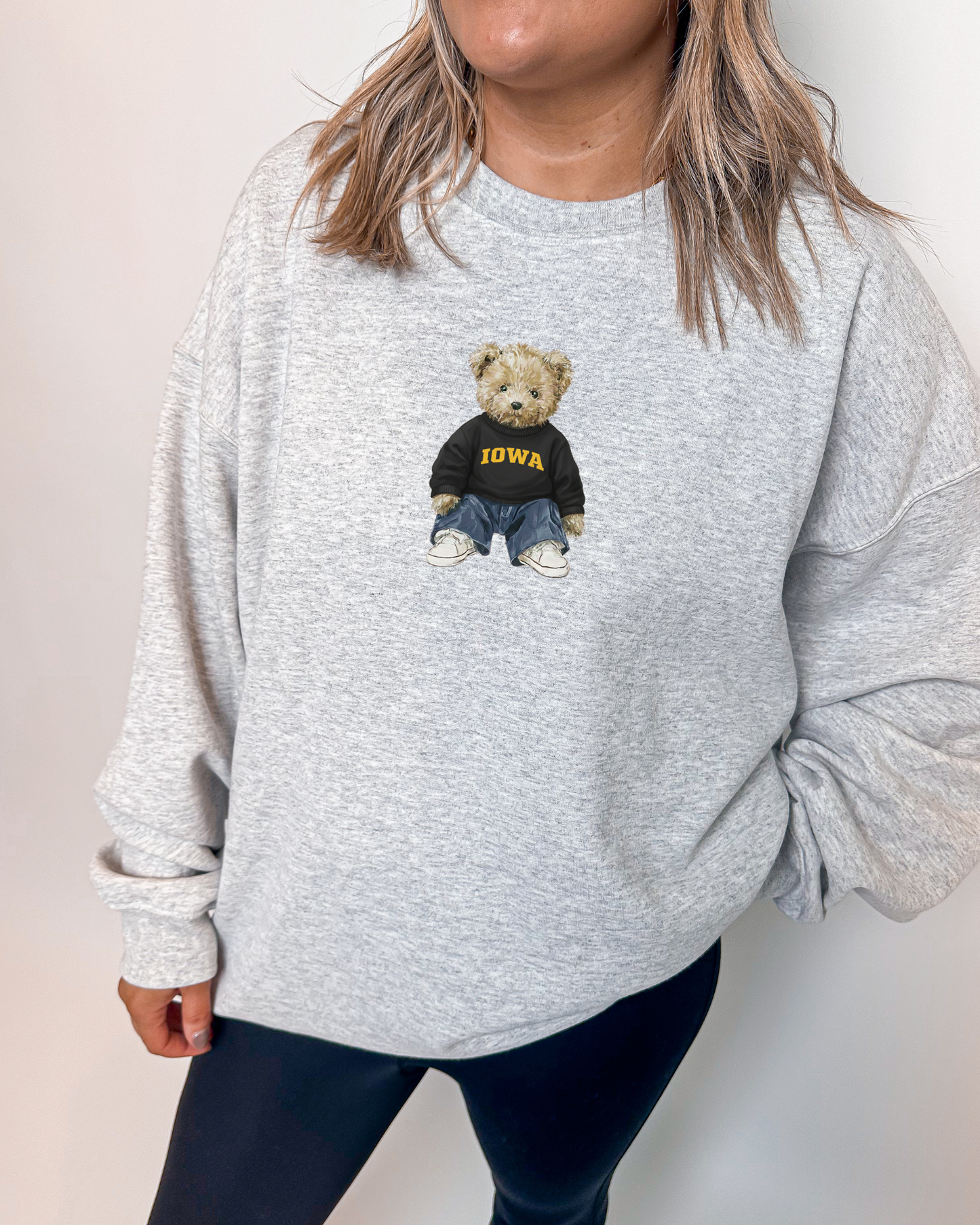 Iowa Vintage Small Bear Crewneck