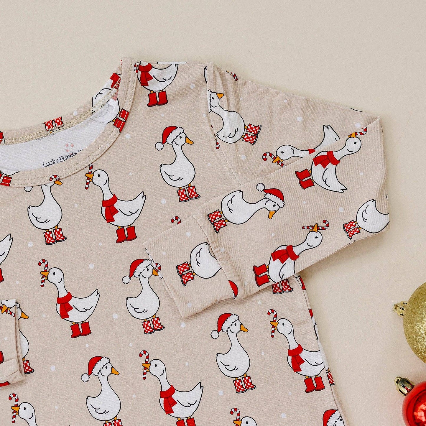 Merry Goose Two Piece Pajama Set