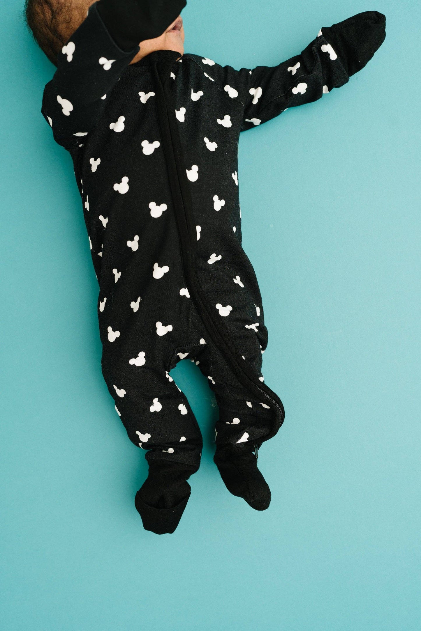 Black Magical Zippered Pajama