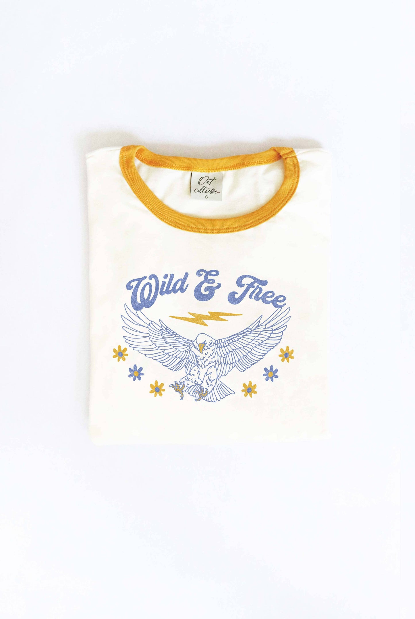 Wild and Free Adult Ringer Tee