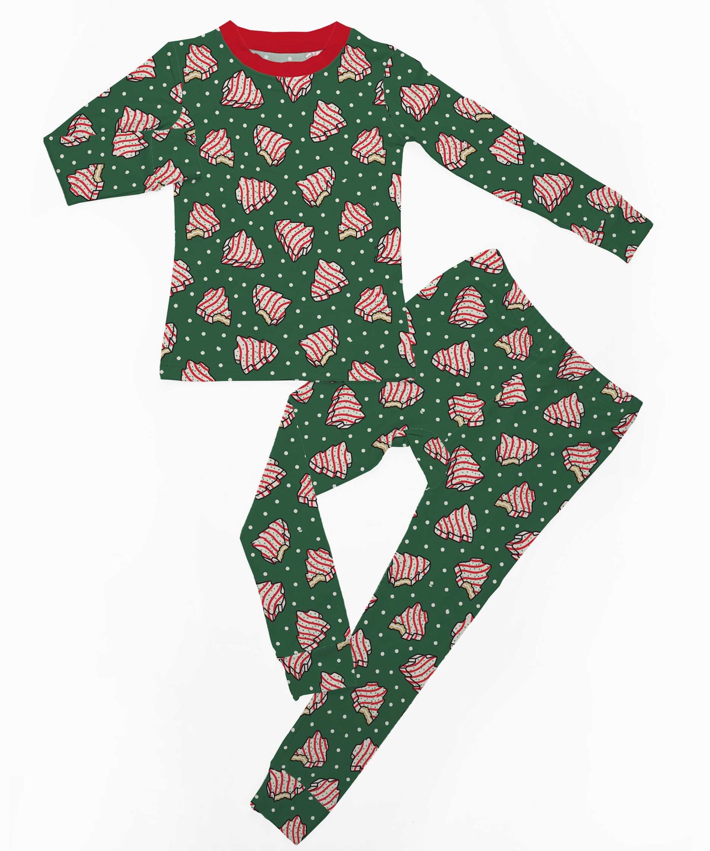 Holiday Tree Cakes Pajama Set