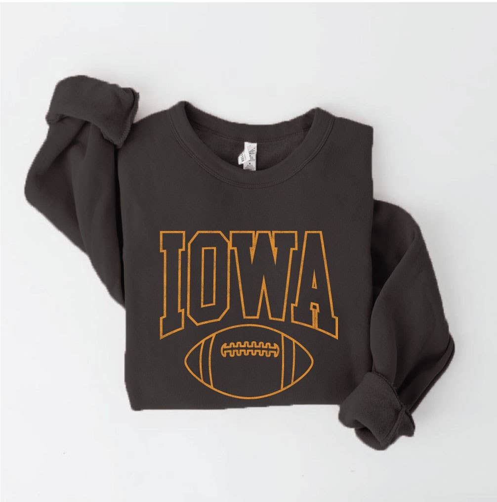 Iowa Football Crewneck (Women's)